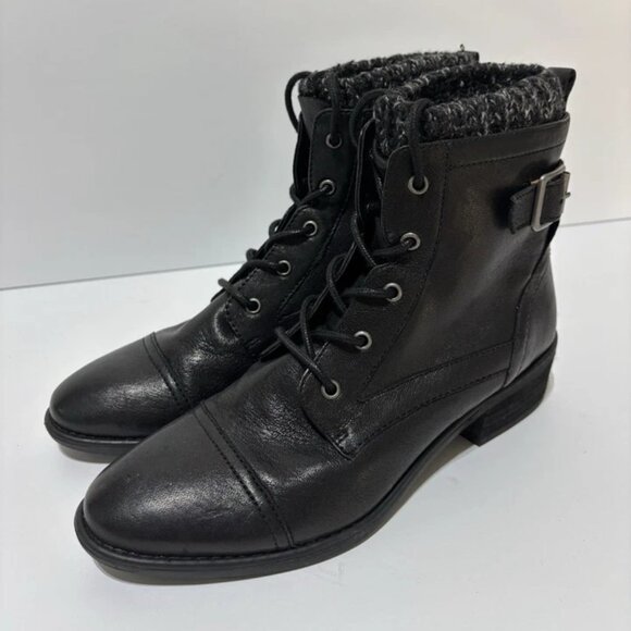 Comfortiva Women Comfortiva Women’s Cordelia Brown Leather Boots, Size 8 M